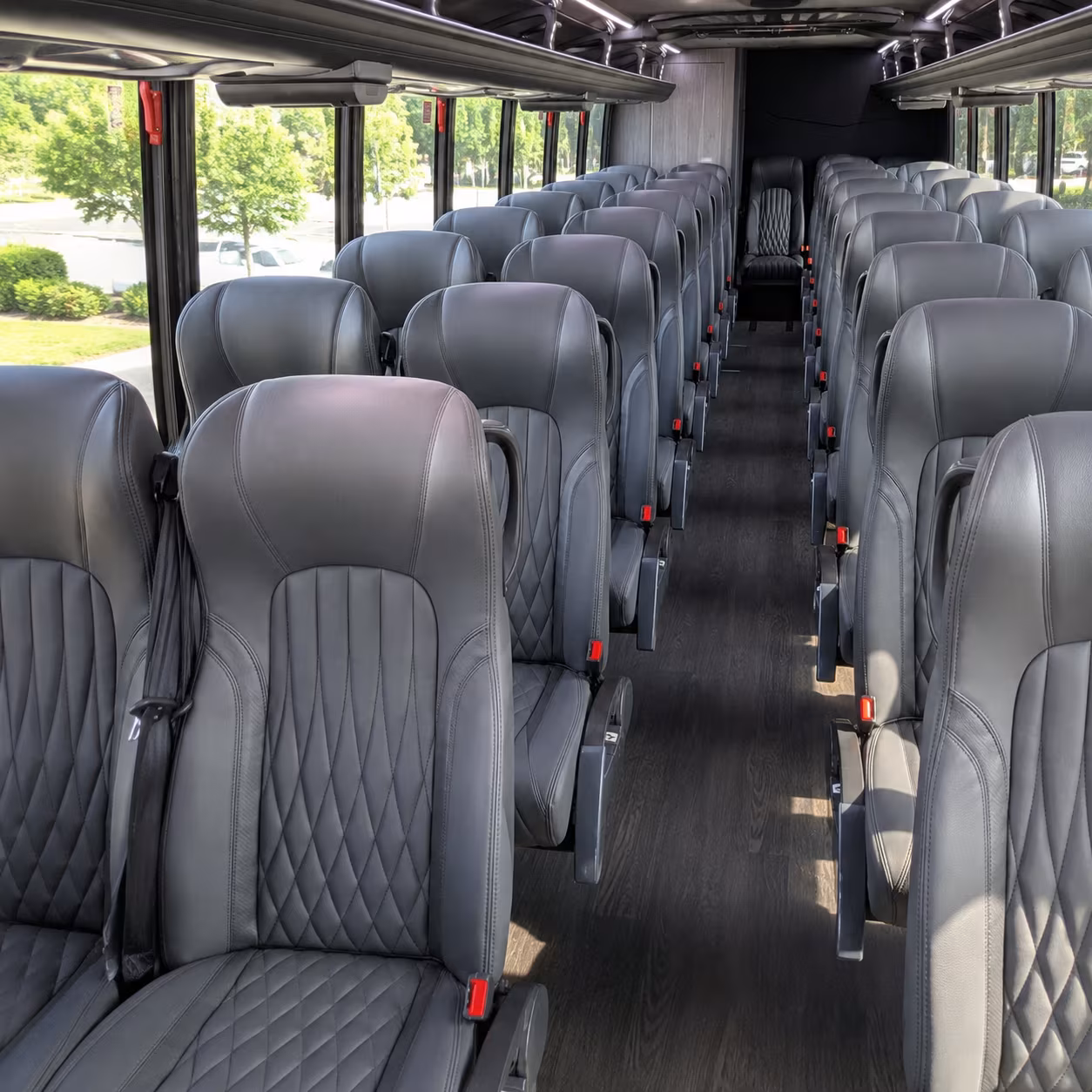 bellingham charter bus interior 2